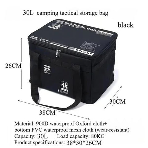 🔥Large Capacity Outdoor Folding Storage Bag Waterproof Portable Camping & Picnic Organizer