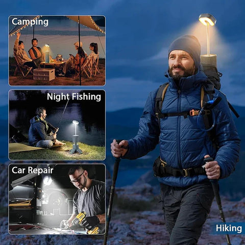 Telescopic Camping Light with Speaker